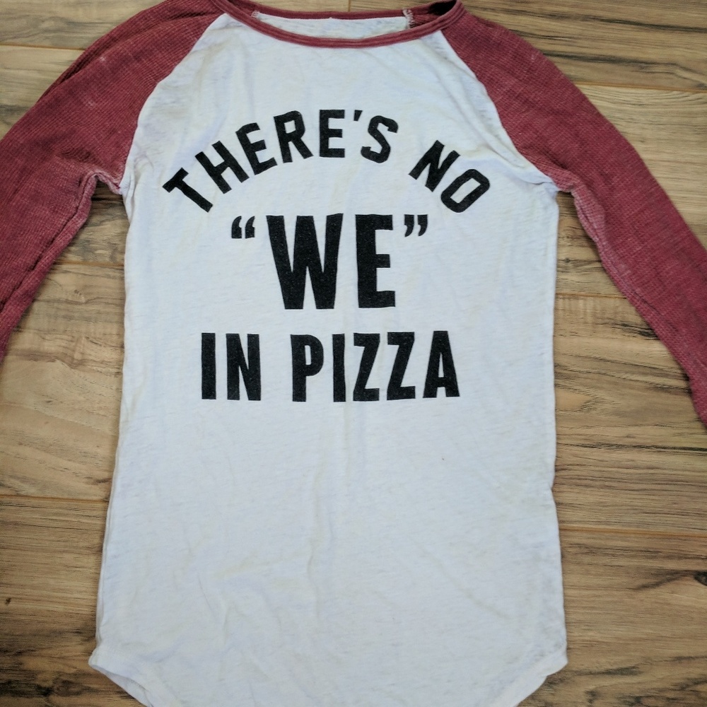 Graphic baseball tee